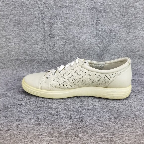 ✅Ecco Soft 7 HydroMax Grey Leather Spike-less Golf Shoes Womens EU 41 Extra Wide - Picture 10 of 12
